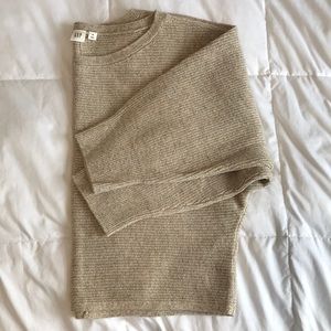 GAP Cropped Sweater in Tan